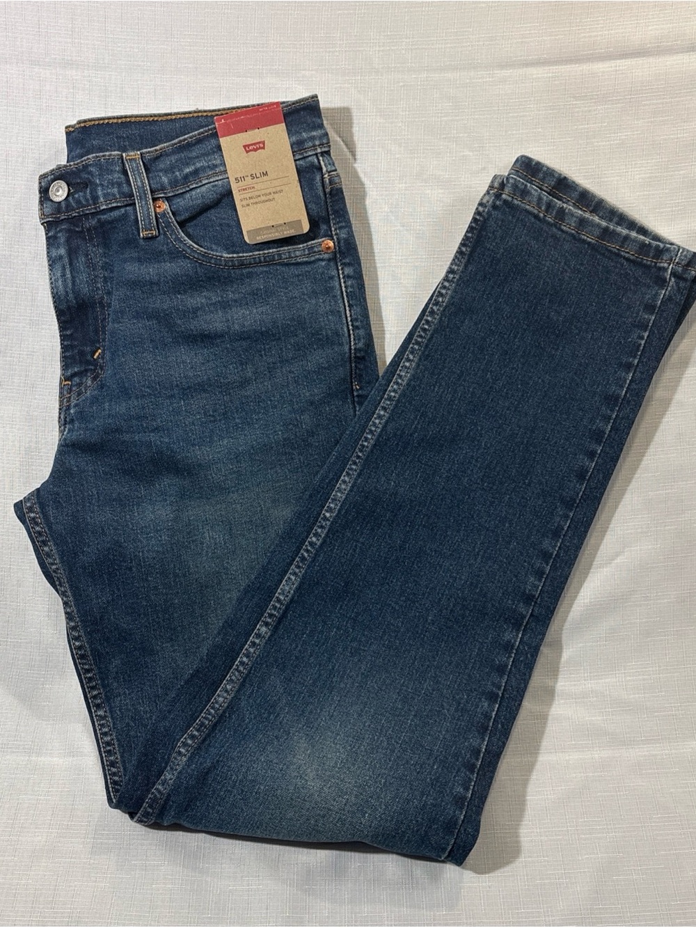 Levi's Slim Men’s Jeans in Deep Indigo Blue 32/34 NWT